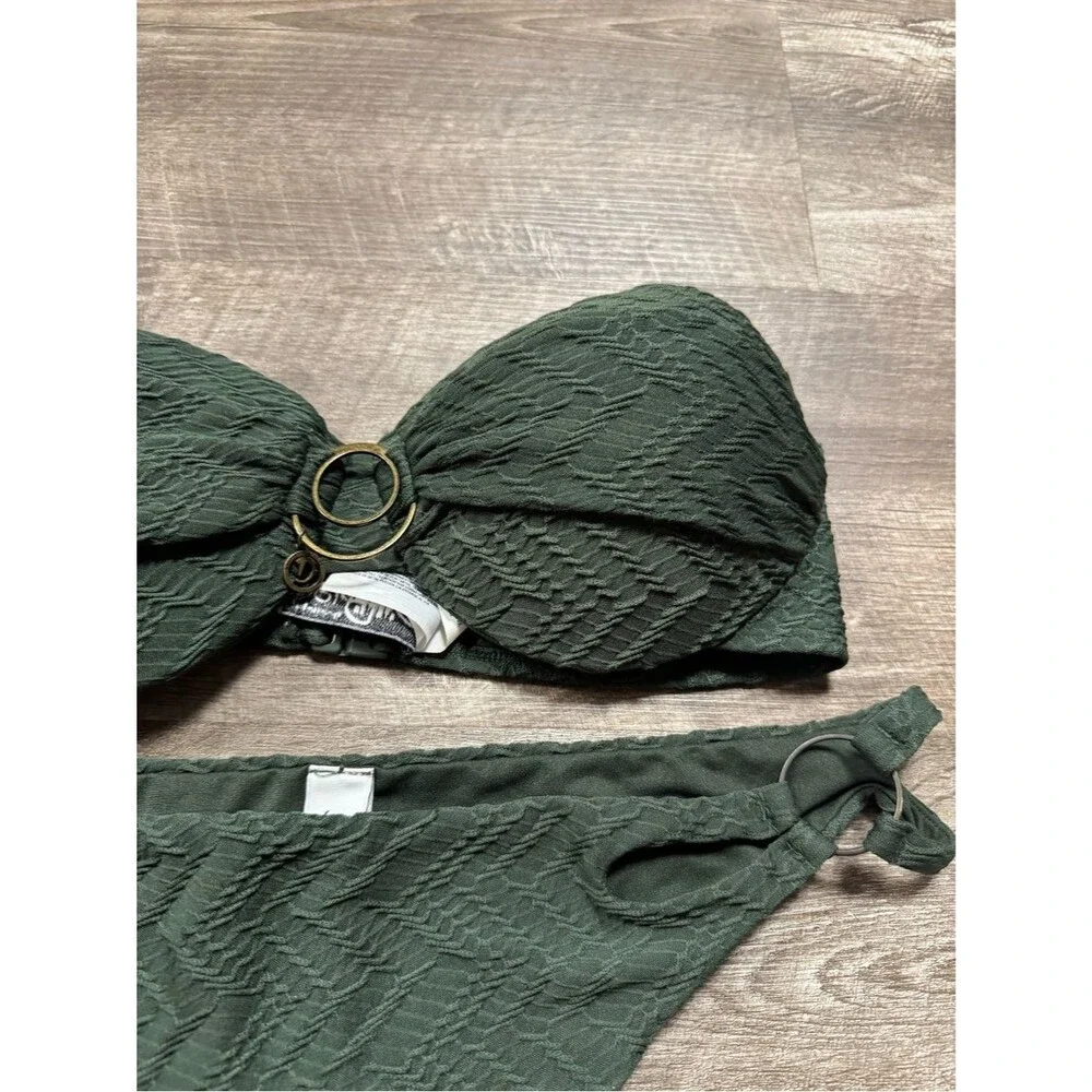 Doutzens Stories Green Bikini Set Size Large